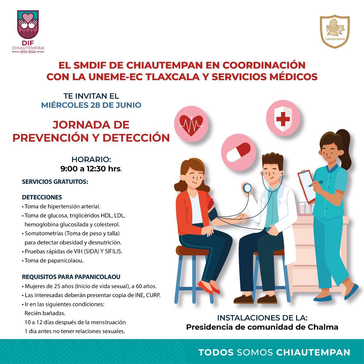 Invita Ayuntamiento De Chiautempan A Jornada De Prevención Y Detección ...